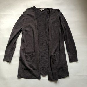 Madewell Kent Open Front Cardigan Blue Grey Size XS
